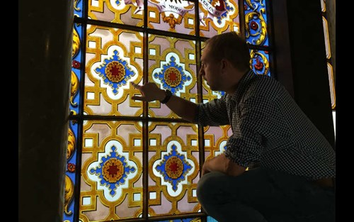 Stained glass restoration